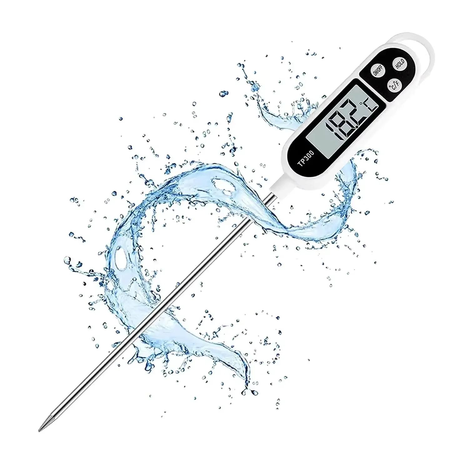 Food Thermometer Probe Type Digital Cooking Thermometer for Meat Milk Food Cooking BBQ TP300 Temperature Measuring Instrument