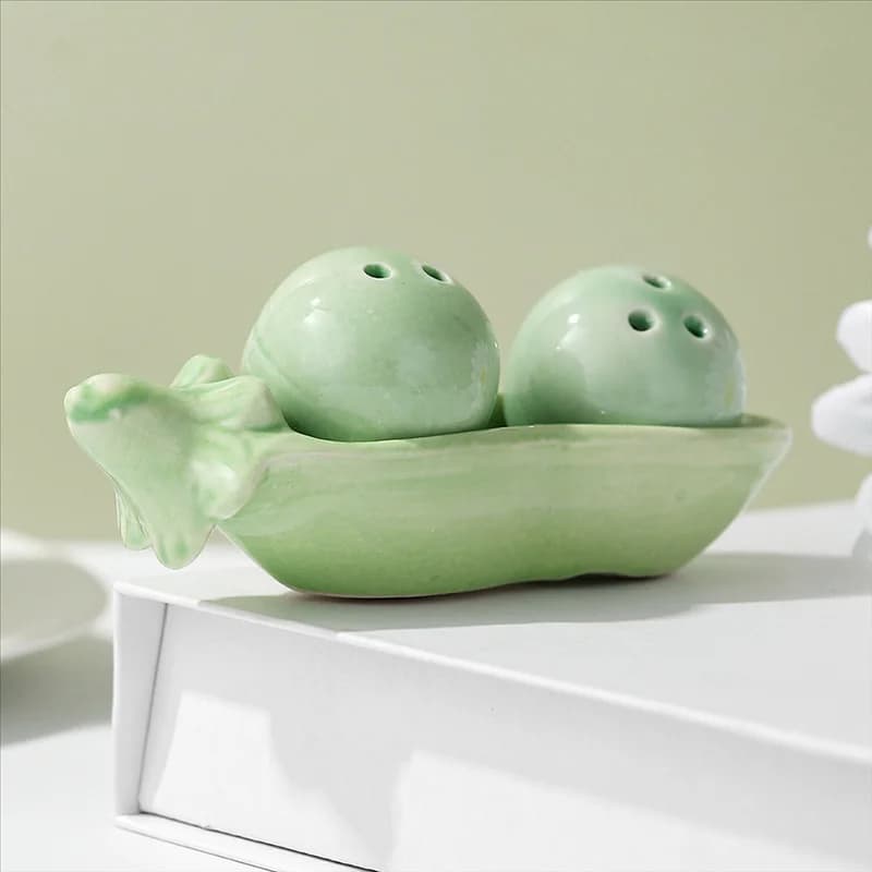 ABUL- Barattolo di spezie Bottiglia di condimento per piselli e pepe carino Set regalo di nozze Regalo di decorazione della cucina