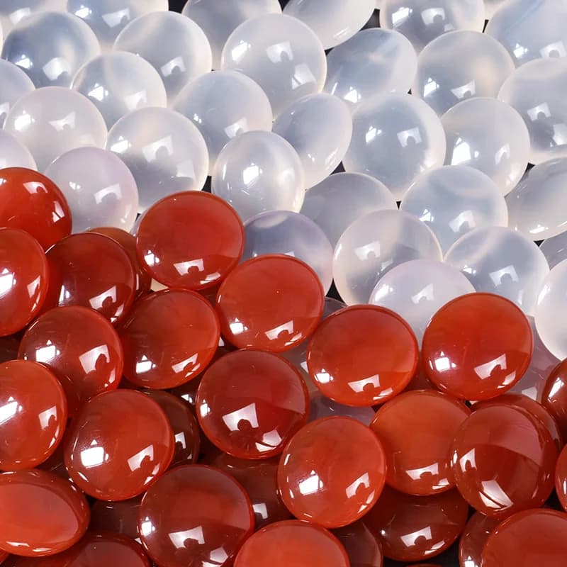 Agate Go Set di scacchi rosso e bianco Crystal Go Giada naturale Gobang in bianco e nero di fascia alta a doppia faccia