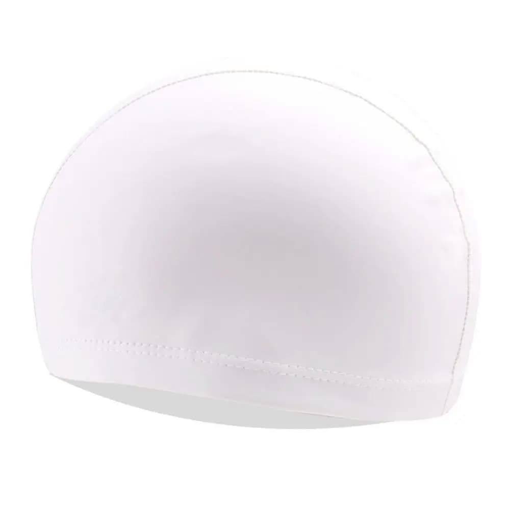 PU PU Fabric Swimming Cap Protect Ears Waterproof Waterproof Swim Pool Hat Long Hair Available Plus Size Long Hair Swimming Hat