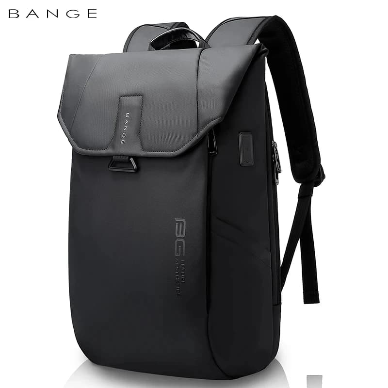 BANGE Zaino antifurto impermeabile per laptop da uomo, 15.6 pollici, per lavoro quotidiano, affari, scuola, mochila per donna