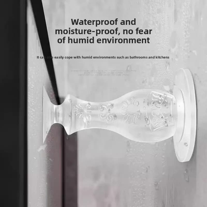 Fermaporta in silicone Muto anti-collisione Pad Fermaporta Paraurti Protezione da parete senza perforazione Buffer da parete per porta Miglioramento della casa
