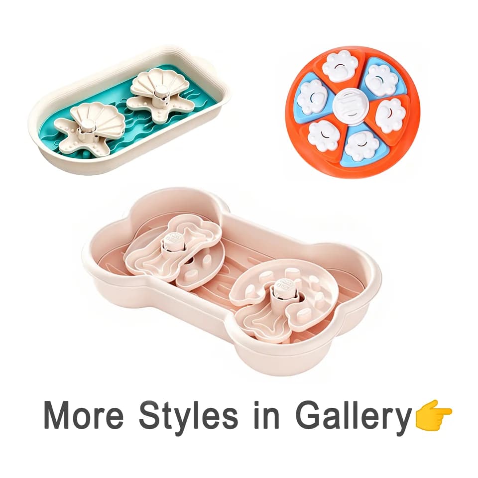 Large Dog Puzzle Toys Slow Feeder Interactive Boost Puppy IQ Food Dispenser NonSlip Slow Feed Bowl Pets Cats Brain Training Game