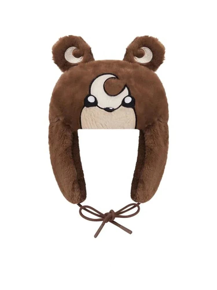 Cappello Invernale Carino Ushanka Furdiburb Emotion Alien My Pet Alien Pou in Peluche, per Bambini e Bambine, Cappello Anime Cartoon Gorras