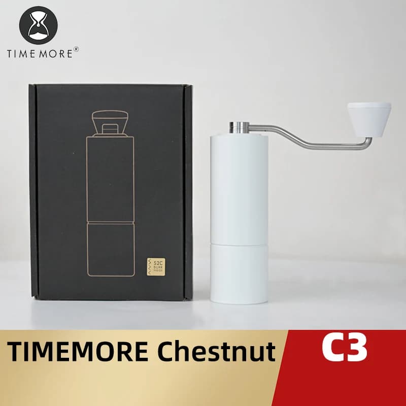 TIMEMORE Chestnut C3 Macinacaffè manuale Portatile Versare sopra Macinacaffè espresso S2C Macinacaffè interno con doppio cuscinetto