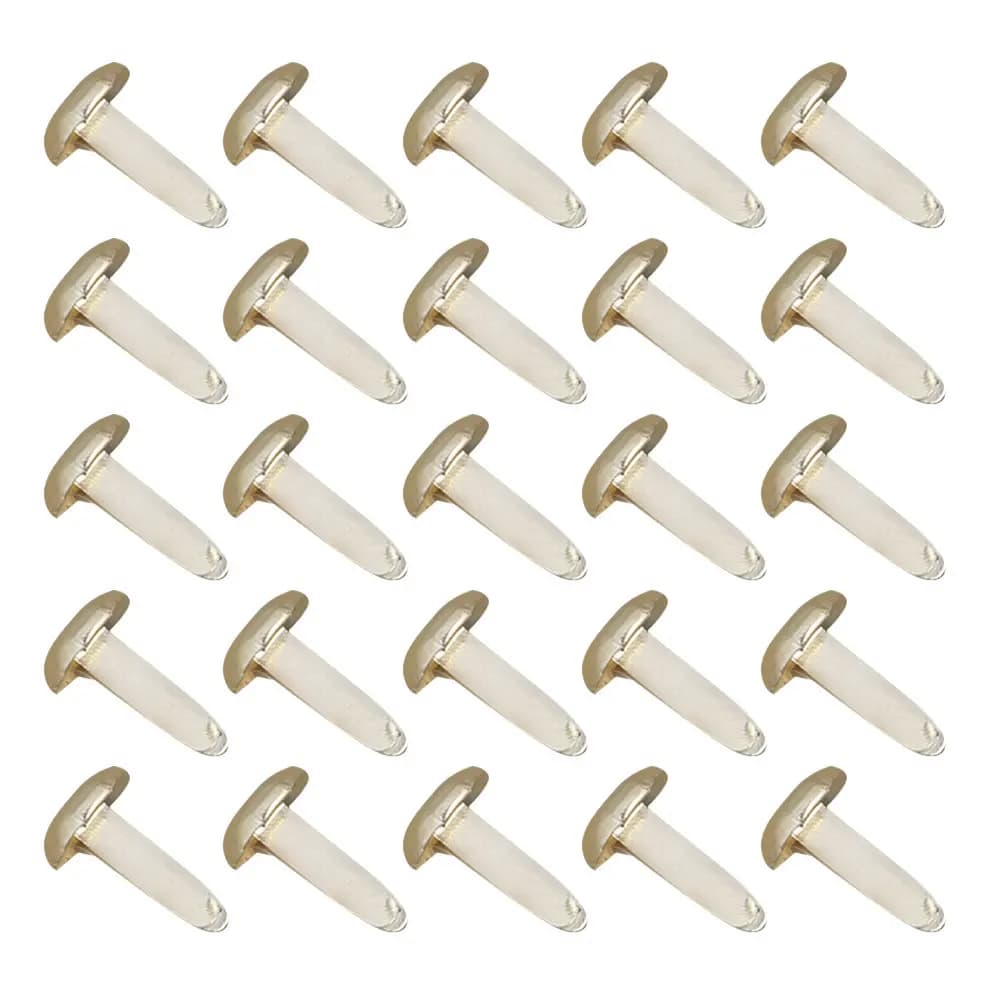 200 Pieces Metal Clips Electroplated Two Tips for Card, Scrapbooking, DIY, with Portable Box, Gold Finish