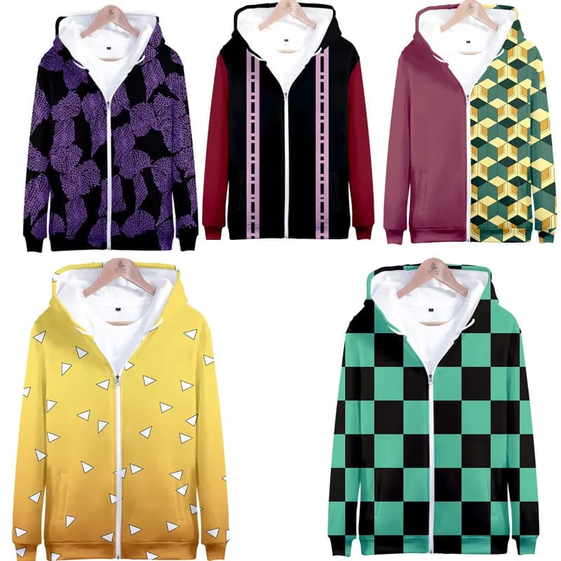 Anime dodici Kizuki Kokushibou Douma felpa con cappuccio Cosplay Rui giacca cappotto uomo felpe