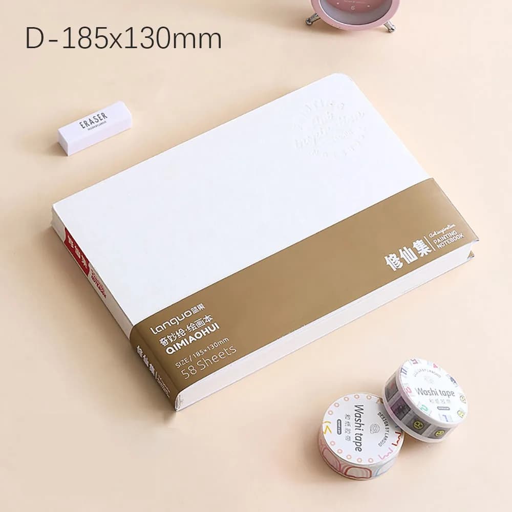 58Sheets High-quality Thick Paper Paint Book Art Supplies Inspiration Record Sketchbook Portable Draw Book
