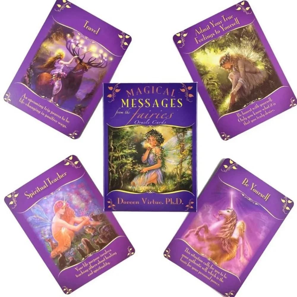 11*6.5cm messaggi magici dalle fate Oracle Cards Leisure Party Table Fortune-telling teeth Tarot Deck