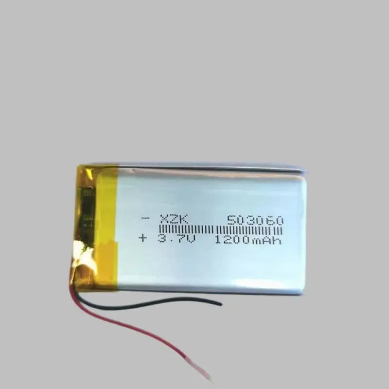 Factory Direct 503060 Polymer Lithium Battery 1000mAh-3.7V for Smart Wearables, Bluetooth Speakers, and Medical Devices