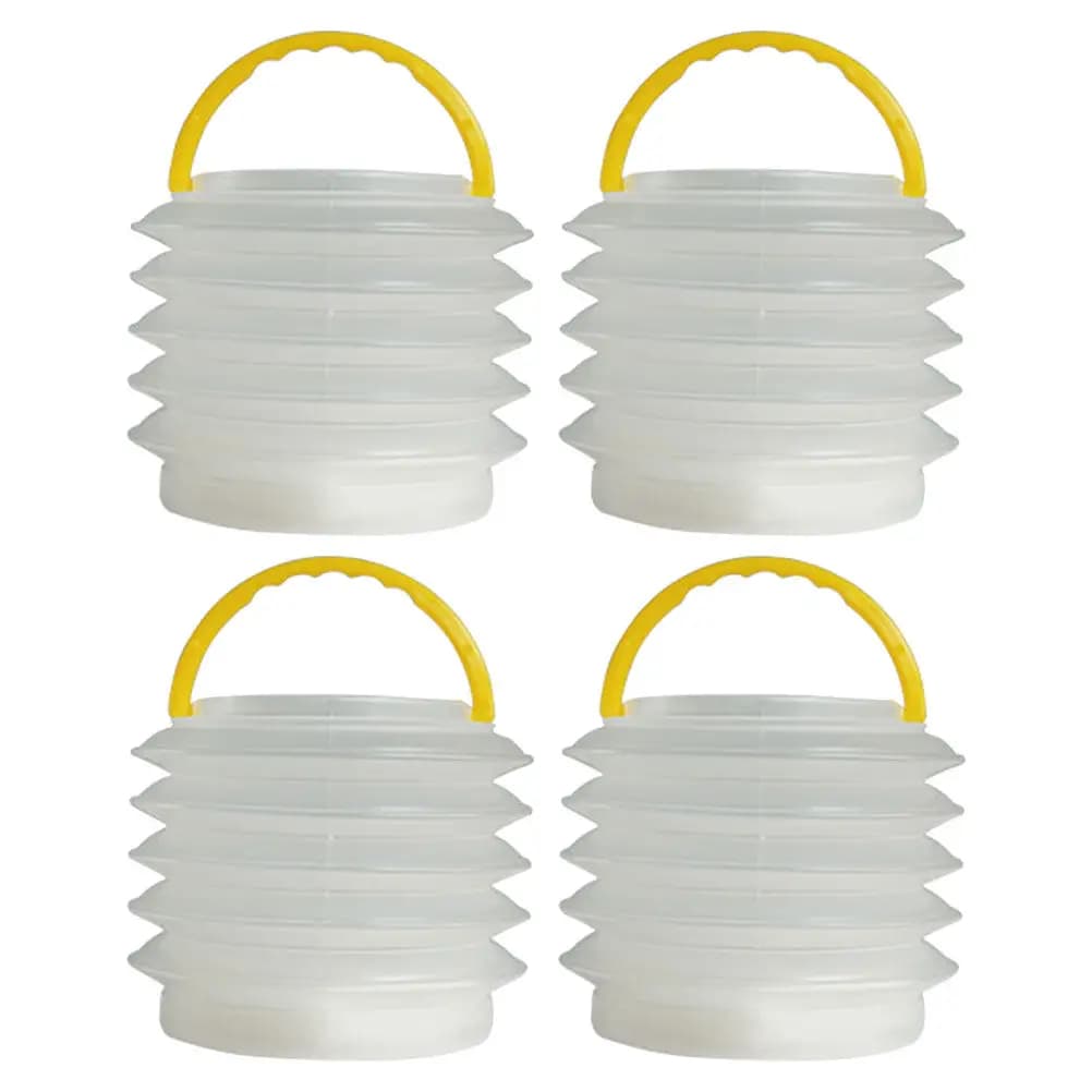 Set di 4 Portapenne Portatili in Silicone, Organizzatore da Scrivania Trasparente, Contenitore per Cancelleria e Pennelli da Trucco