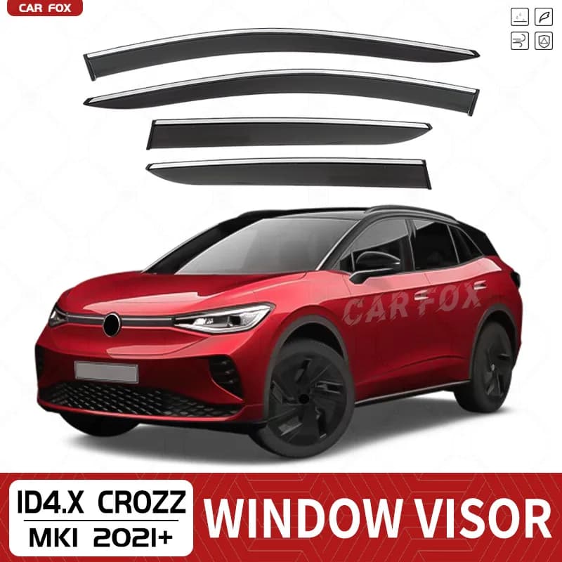 Per Volkswagen VW ID4.X CROZZ 2021 + Finestra di Automobile Visiera Tenda Shelter Parabrezza Finestrino Laterale Pioggia Parasole Accessori Auto