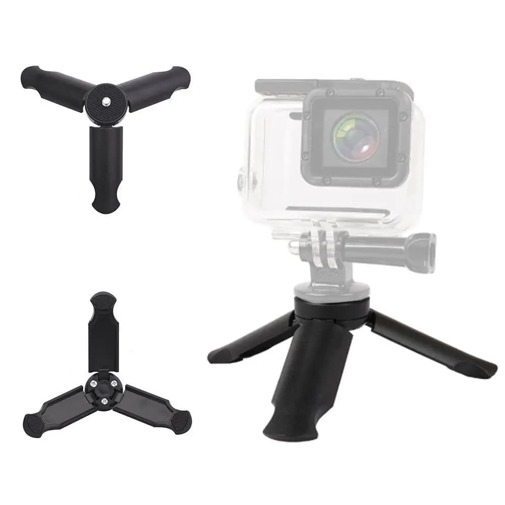 Portable Mini Tripod Mobile Handheld Gimbal Phone Stabilizer Holder Desktop Stand For Gopro Action Camera Phone Accessories