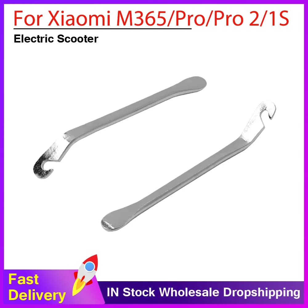 1/2 pezzi piede di porco per pneumatici per scooter elettrico - kit di strumenti di riparazione per rimozione ruote per leva per pneumatici da ciclismo Xiaomi M365/Pro