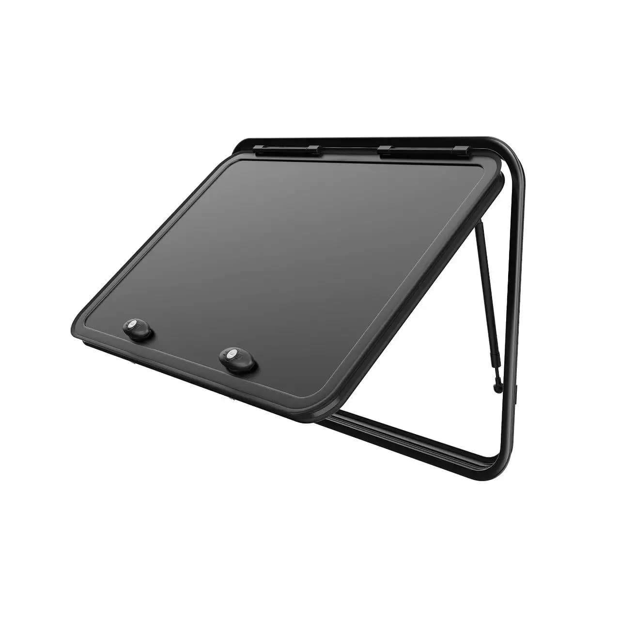 RV Accessories Factory Camper Part Black Lockable RV Caravan Luggage Door Hatch Door Compartment Door