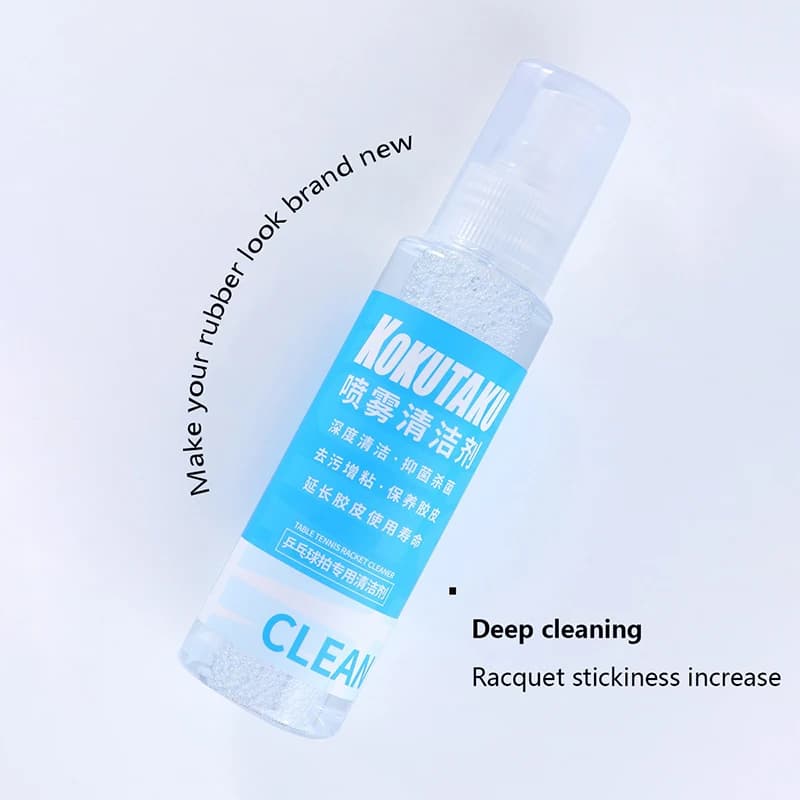 New ping pong rack cleaner, table tennis rack cleaner, maintenance and protection, 110 ml spray bottle