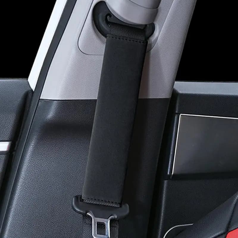 Copri cintura di sicurezza per auto Copri cintura di sicurezza per auto Comodo copri cintura di sicurezza Cuscino per cinghia di sicurezza con striscia in silicone antiscivolo incorporata