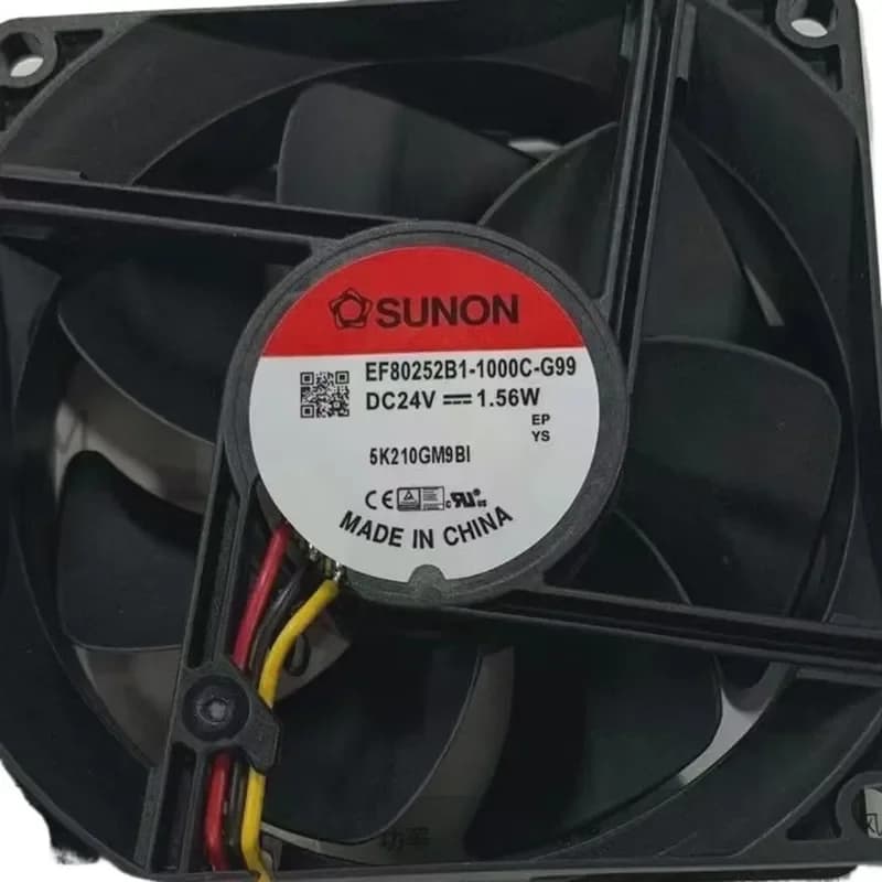 Jianzhun SUNON EF80252B1-1000C-G99 DC 24V 1.56W 8cm Cooling Fan for Electronics Enclosures Heat Dissipation