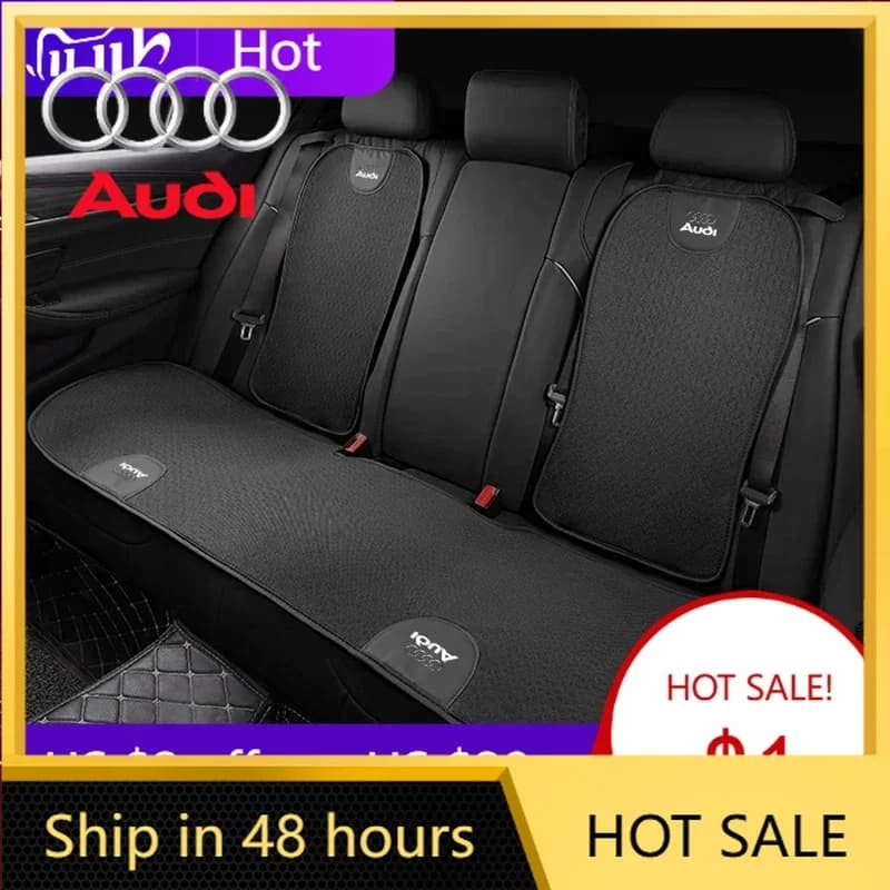2025 New Car Seat Cover Protective Mat for Audi Sline A1 A3 Q3 Q7 Q8 8V 8P A4 B6 B7 B8 A6 C5 C7 A7