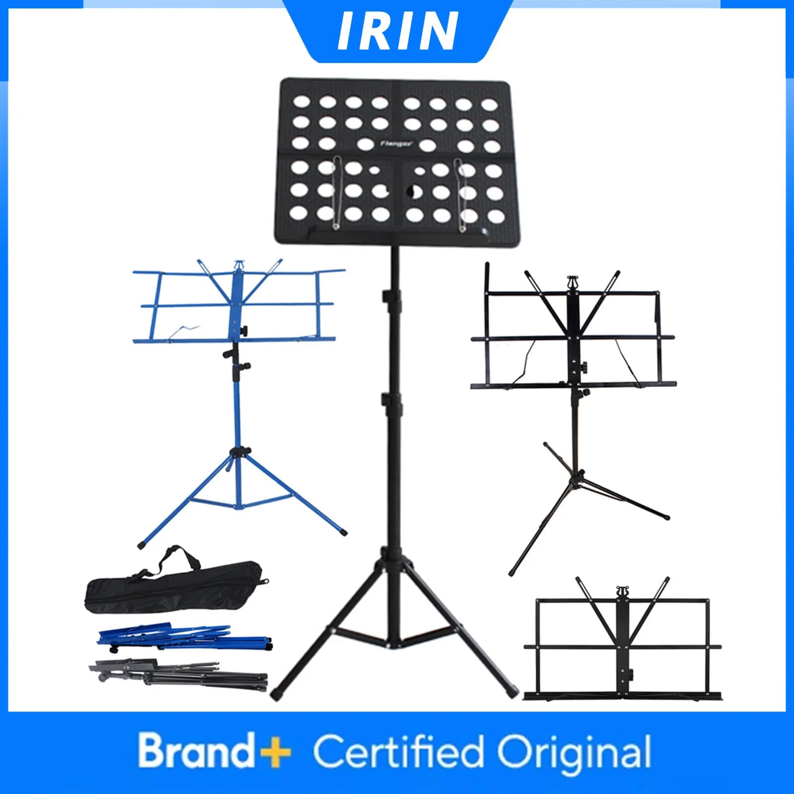 IRIN Folding Support for Stainless Steel Sheets, Height Adjustable Tripod with Bag, Table Support Accessories