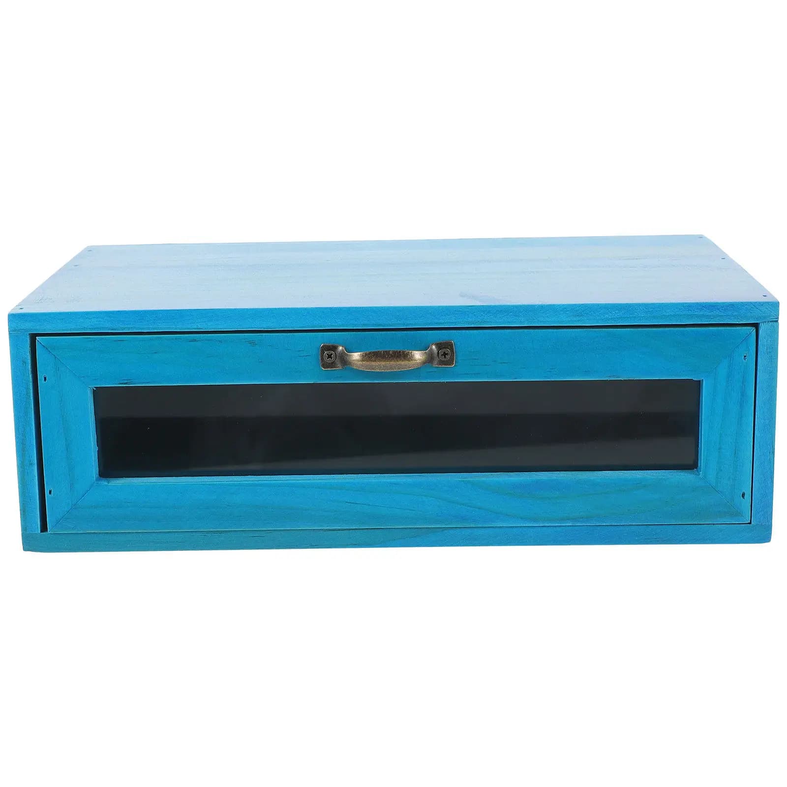 Wood Monitor Stand Pull Out Drawer Solid Wood Riser Storage Box for Desk Computer Monitor Stand Farmhouse Desk Accessories