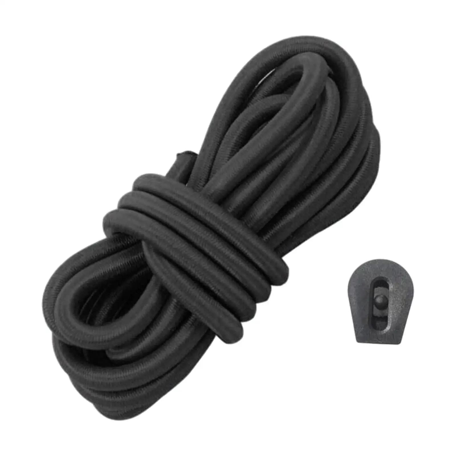 Marine Elastic Shock Cord Adjustable Buckle Rope for Boat Rail Netting and Paddleboard Deck Storage