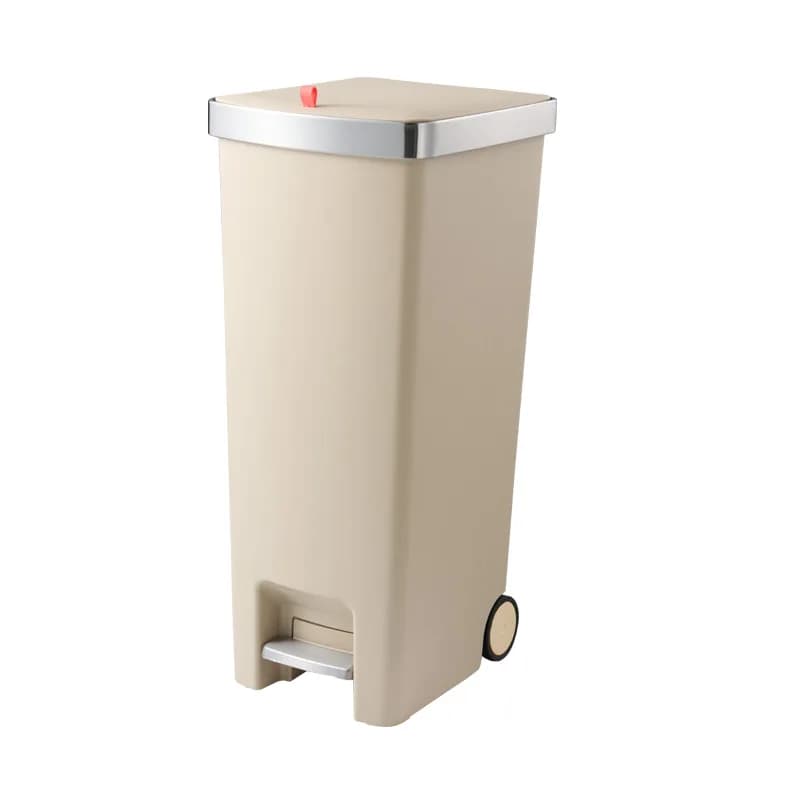 Large trash can, premium bathroom with lid bucket, simple