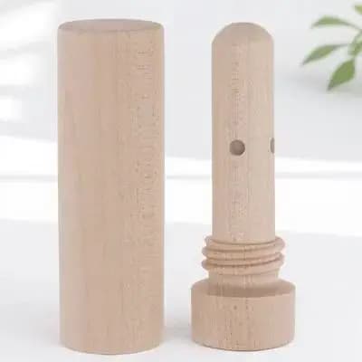 1 Pezzo Inalatore a Bastoncino in Legno Naturale a Lunga Durata, Diffusore di Oli Essenziali Portatile per Alleviare l'Ansia e Migliorare la Concentrazione