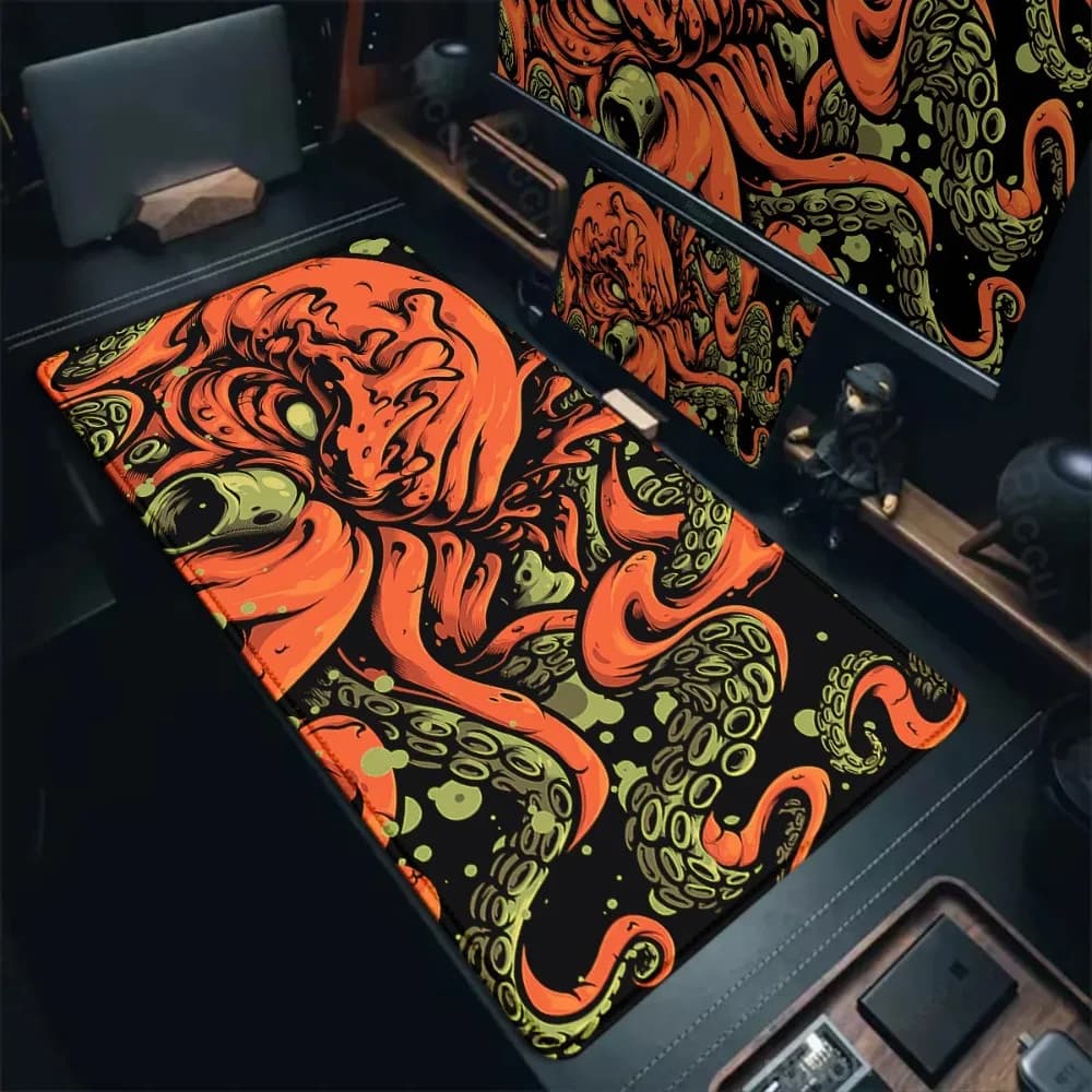 Octopus Monster Mouse Pad Large Size Gamer Keyboard Desk Mats Computer Table Gaming Mat Extended Mausepad Office Accessories