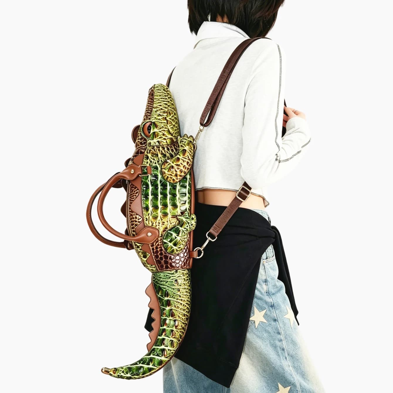 Borsa da donna di design in pelle PU, borsa a forma speciale 3 in 1, borsa a mano in pelle PU, borsa a tracolla, zaino, borsette e borse a mano