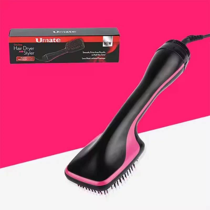 Brush Hair Dryer 2-in-1 and Styler for Hairstyles, Brush Negative Ion Hairstyles for Home and Salon