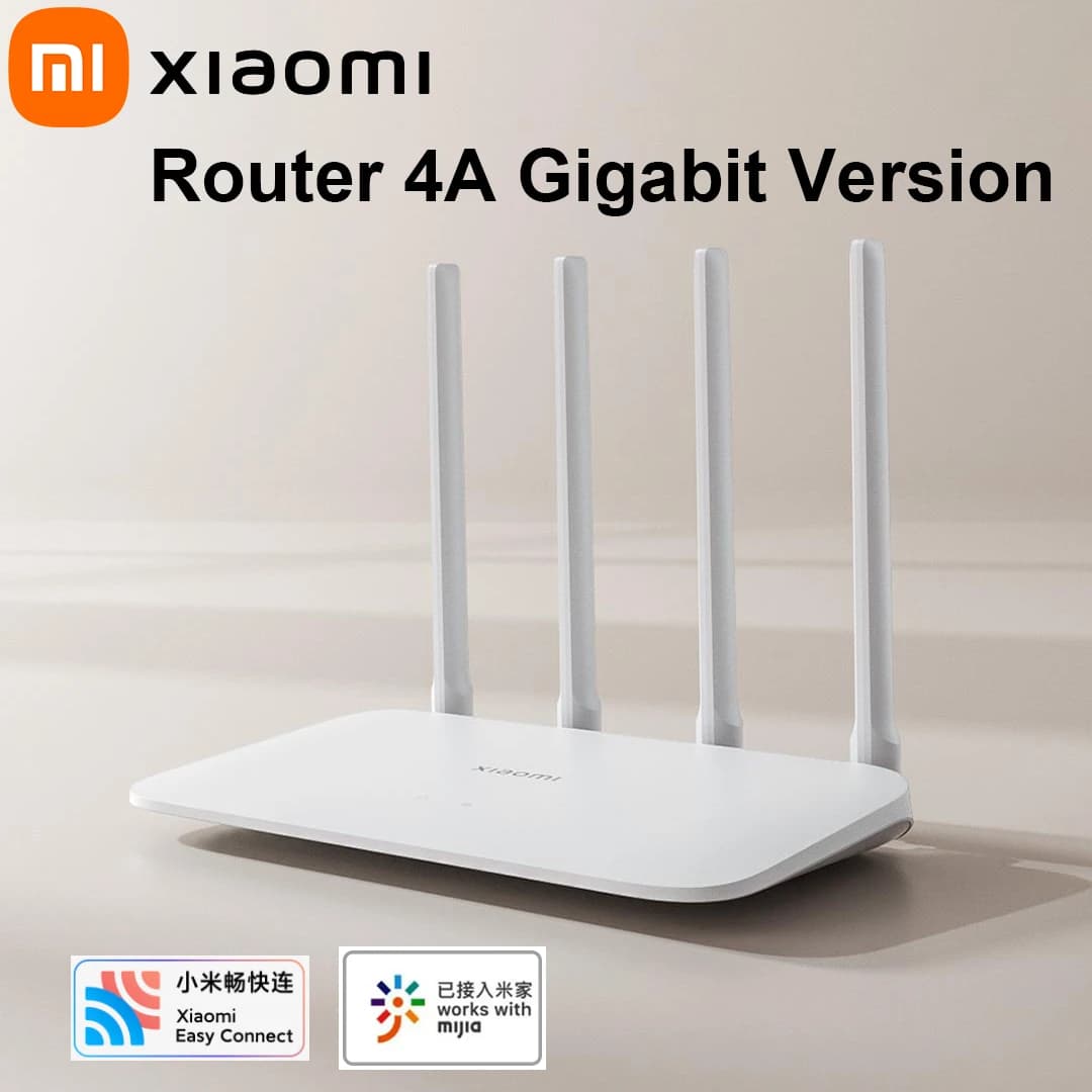 Xiaomi Mijia Router 4A Gigabit Versione 2.4GHz 5GHz WiFi 1167Mbps Ripetitore 128MB Ad Alto Guadagno 4 Antenne Extender di Rete MiHome APP