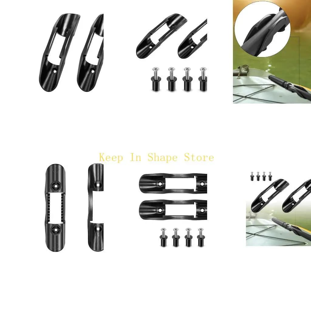 U1JC 2 Pezzi Marine Paddle Keeper Plastica Kayak Paddle Holder Sostituzioni per Canoe Barche Montaggio Kayak Paddle Clip Holder