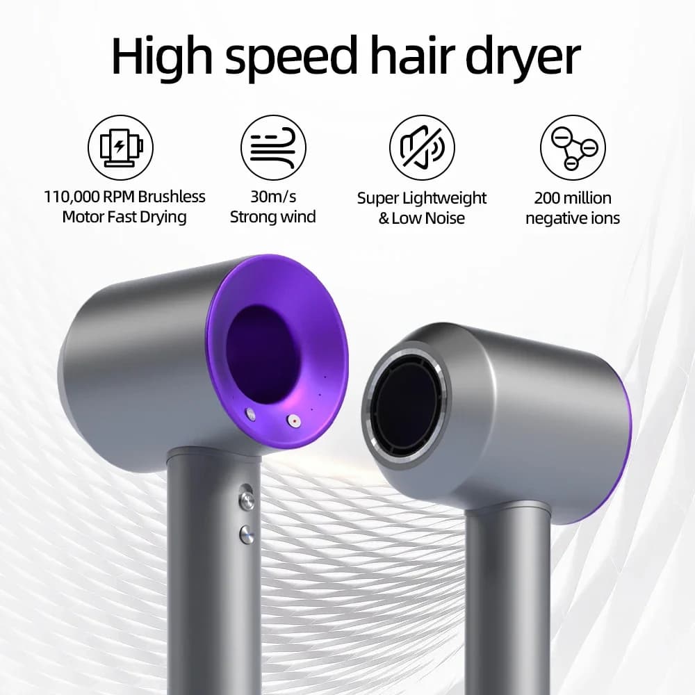 high speed and without blades Silent high power and quick drying portable negative ions, suitable for home travel