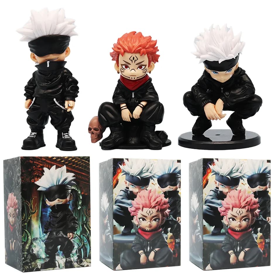 Satoru Gojo Action Figure Jujutsu Kaisen Anime Figura 3 Stile Il Signore della Maledizione Sukuna Figurine Collezione Modello Bambola Giocattoli