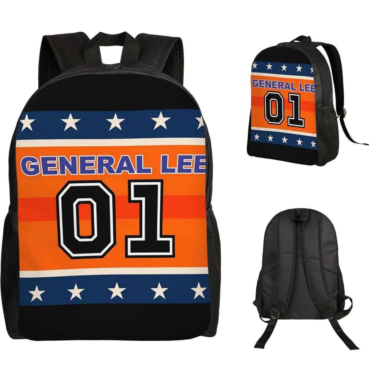 Dukes Of Hazzard Good Ol Boys Racing Car 01 General Lee Zaino per studenti, borsa per libri, borsa per la scuola, borse a tracolla per computer