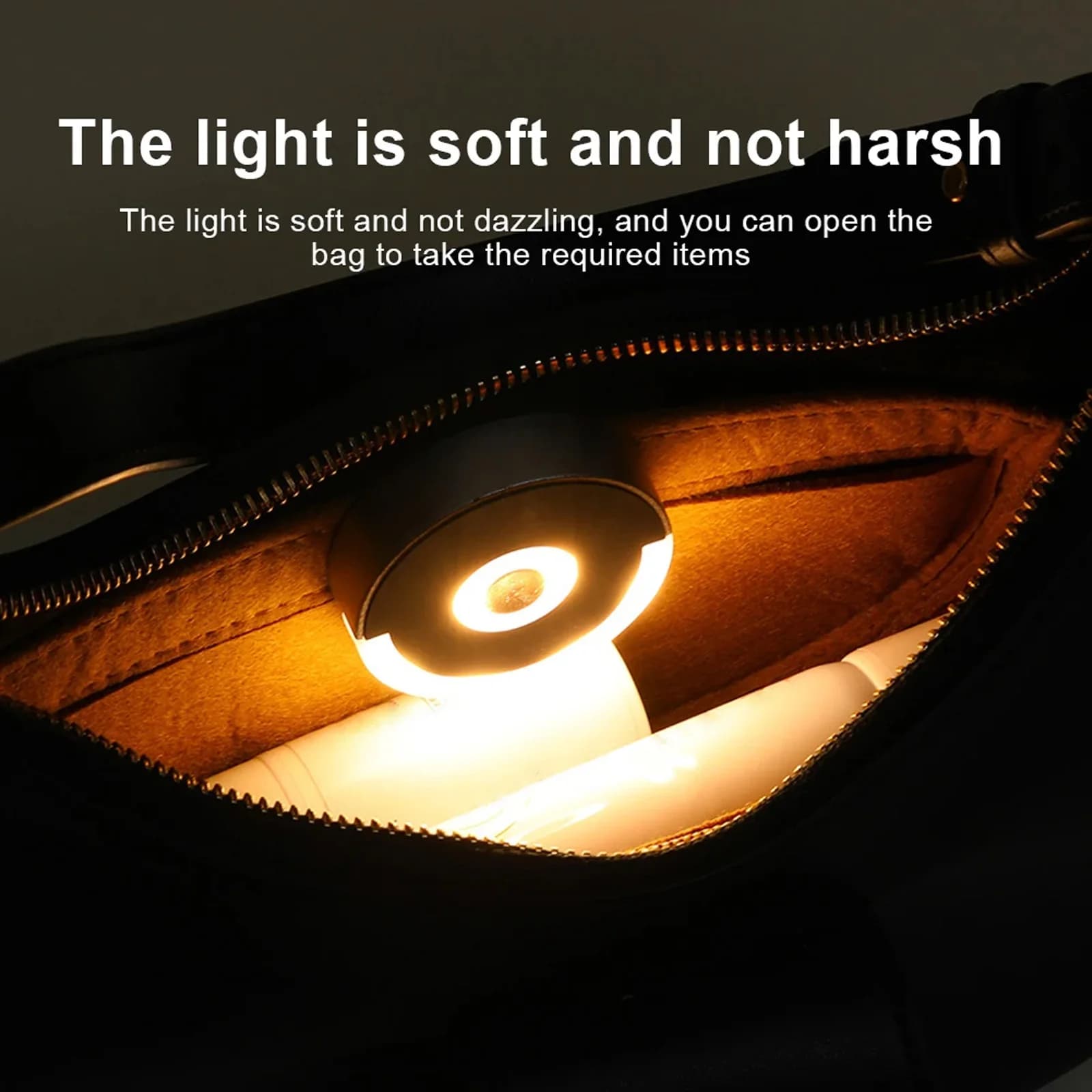 Lampada per illuminazione a LED con luce cosmetica portatile Borsa per trucco Illuminazione incorporata per lampada da trucco per esterni da campeggio da viaggio 1pz