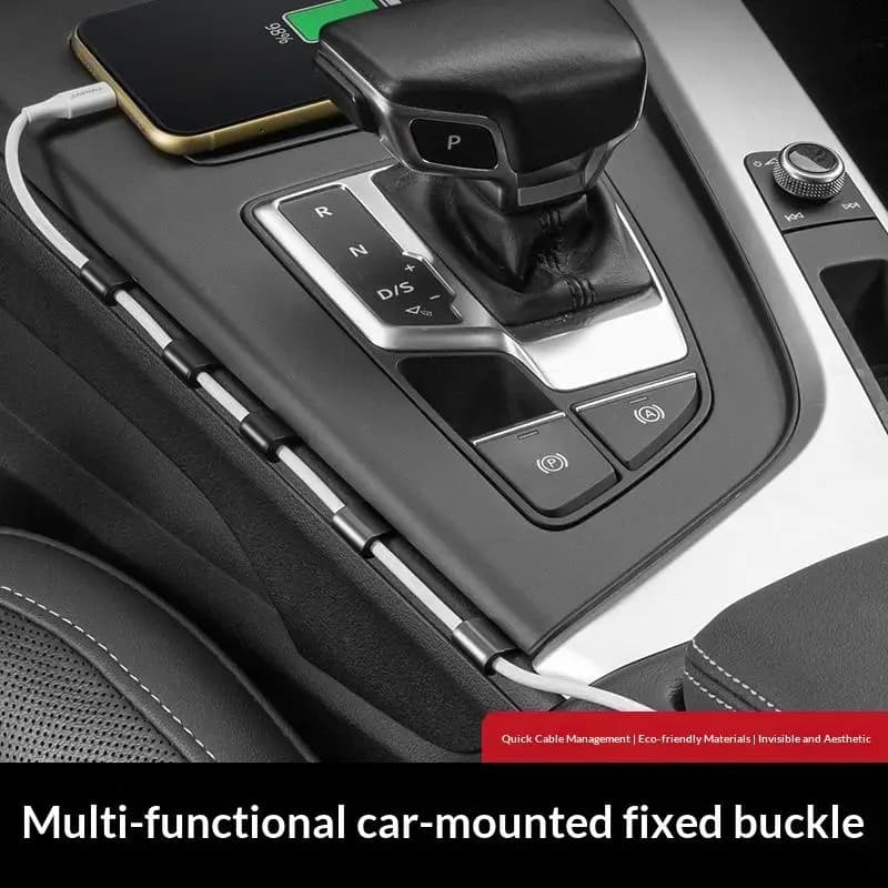 Clip universale per cavi auto 6/12 pezzi, mini supporto autoadesivo per fili, clip multifunzionale per cavi USB, accessori interni per auto