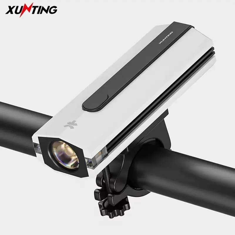 Xunting Bicycle Light 400 Lumen Bike Headlight Power Bank Flashlight USB Charging MTB Road Highlight