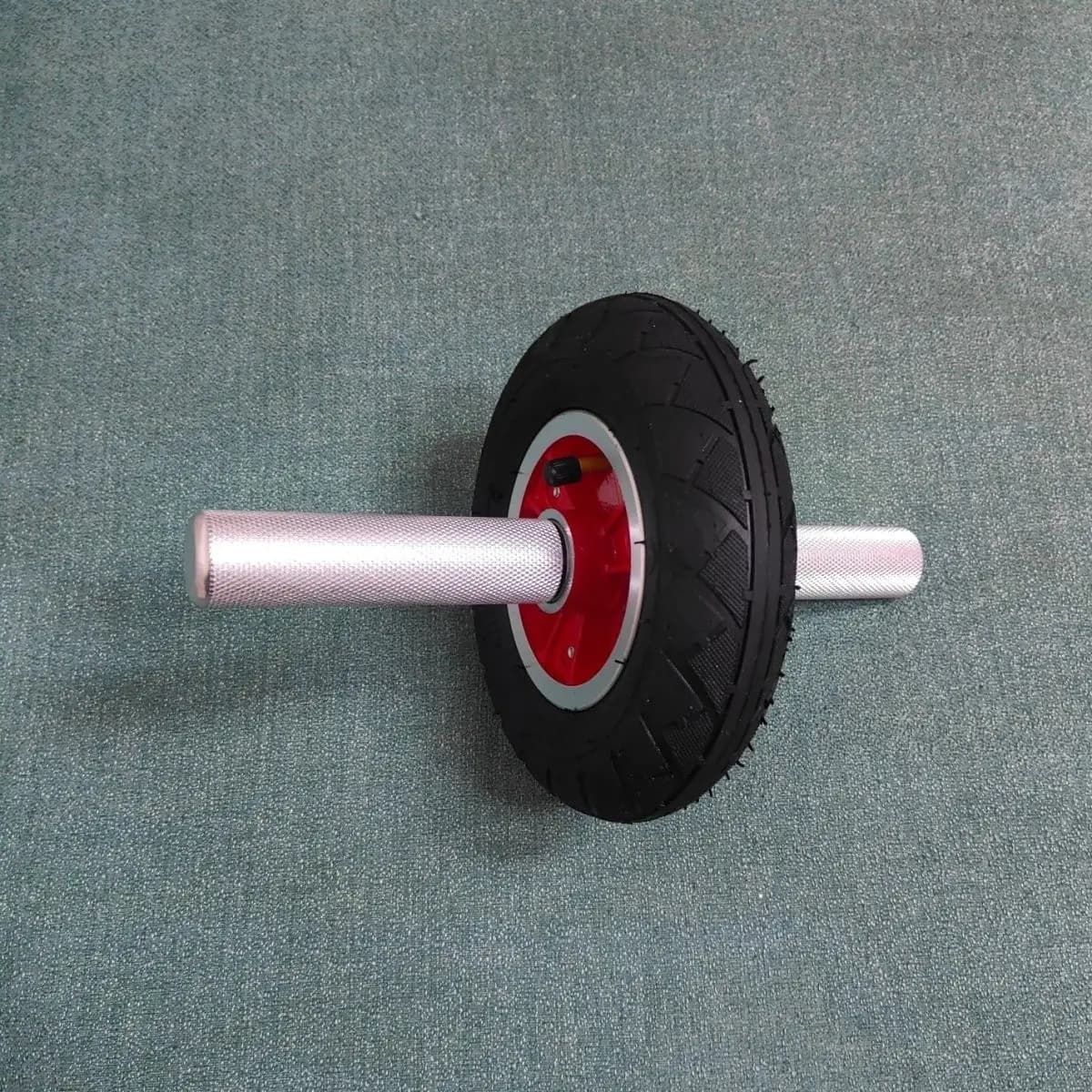 New Inflatable Ab Roller with Aluminum Alloy Handle Double‑Bearing Core Abdominal Training Fitness Wheel Accessory