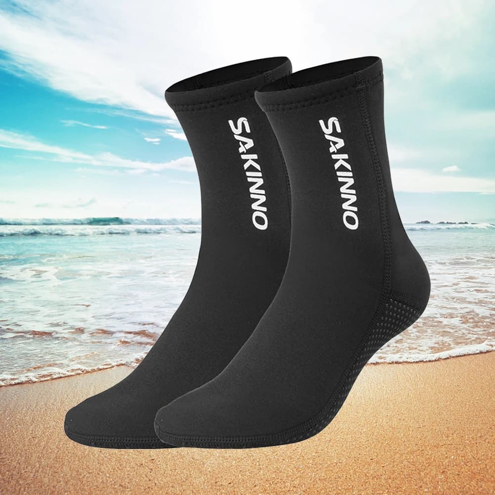 Unisex Boots for Diving and Surfing, Neoprene Anti-slip Socks for Snorkeling, Lightweight and Resistant for Men and Women