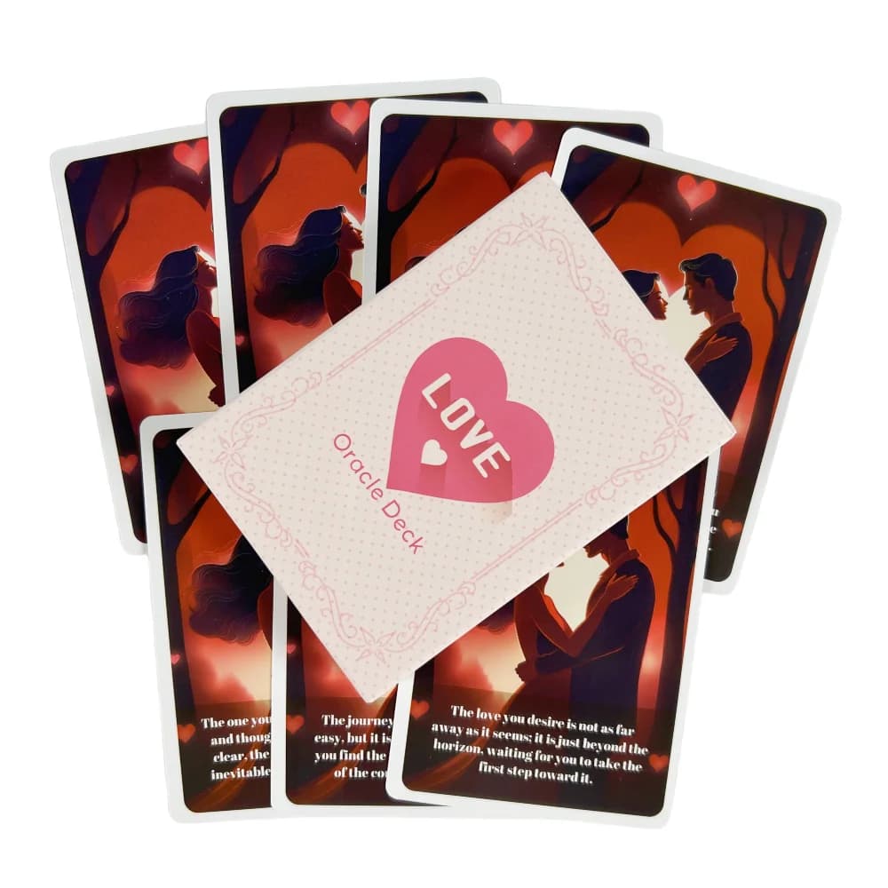 Nuove carte Love Oarcle Carte per raccontare fortuna Versione inglese Mazzo Oracle Divinazione Giochi Fate Borad Carte da gioco
