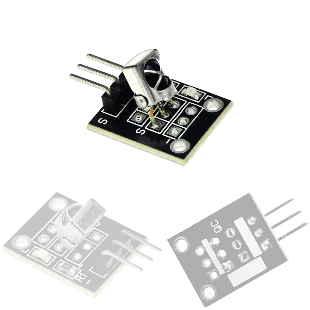 Modulo Ricevitore Sensore IR Universale KY-022 TL1838 VS1838B 1838 3Pin 2.7-5.5V per Arduino Kit Fai-da-Te KY022