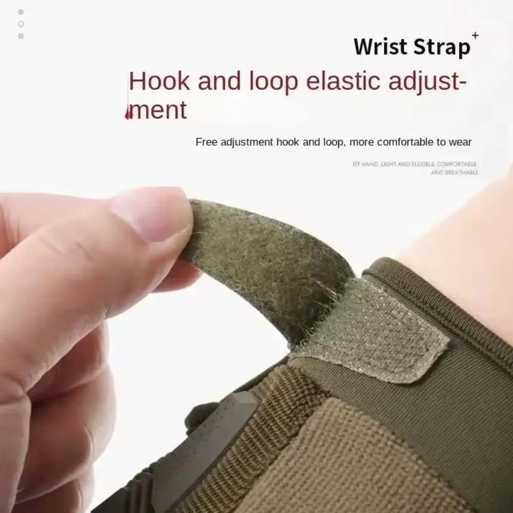 Guanti da Moto a Tre Dita Resistenti all'Usura Antiscivolo da Corsa in Pelle di Capra Senza Dita