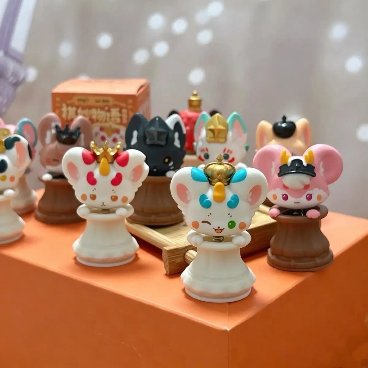 You Shou Yan Fabulous Beasts Blind Box Anime Figure Chess Figurine Trendy Collectible Toy Mystery Bag Desktop Home Decor