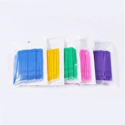 100 pcs/shelf Microbrush for Eyelash Extension Brushes for Make-up Use And Drop Applicators Individual Mascara Eyelash Brushes