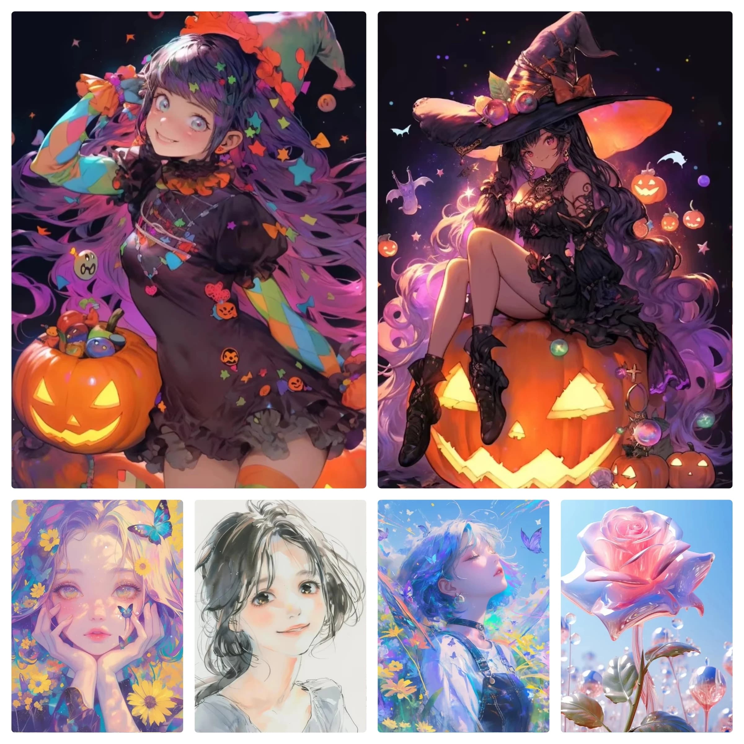 DIY Full Diamond Painting Pumpkin Girl Mosaic Adult Dot diamond cross stitch set living room bedroom decorative painting