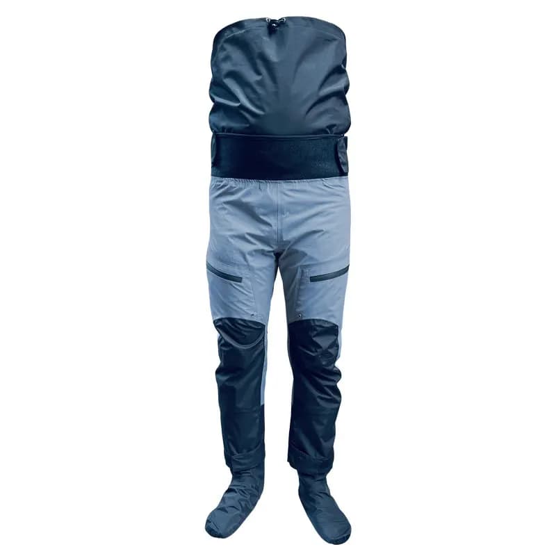 Pantaloni da tuta asciutti da trampoliere impermeabili per kayak pantaloni da canottaggio da pagaiare da uomo o da donna