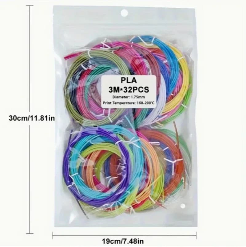 Filament for 3D pen 12-40 colors 1,75 mm PLA 3 m/5 m Filament for 3D pen 3D printing pen Consumable PLA 160-200 ° C
