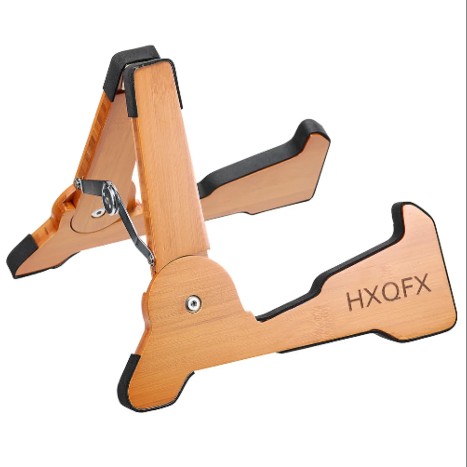 Supporto per chitarra pieghevole in legno Supporto per chitarra portatile per chitarre elettriche Chitarre acustiche Ukulele Basso